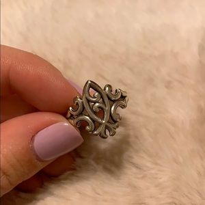 James Avery Scrolled Ichthus Ring - Size 6